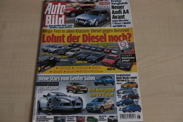 Deckblatt Auto Bild (08/2008)